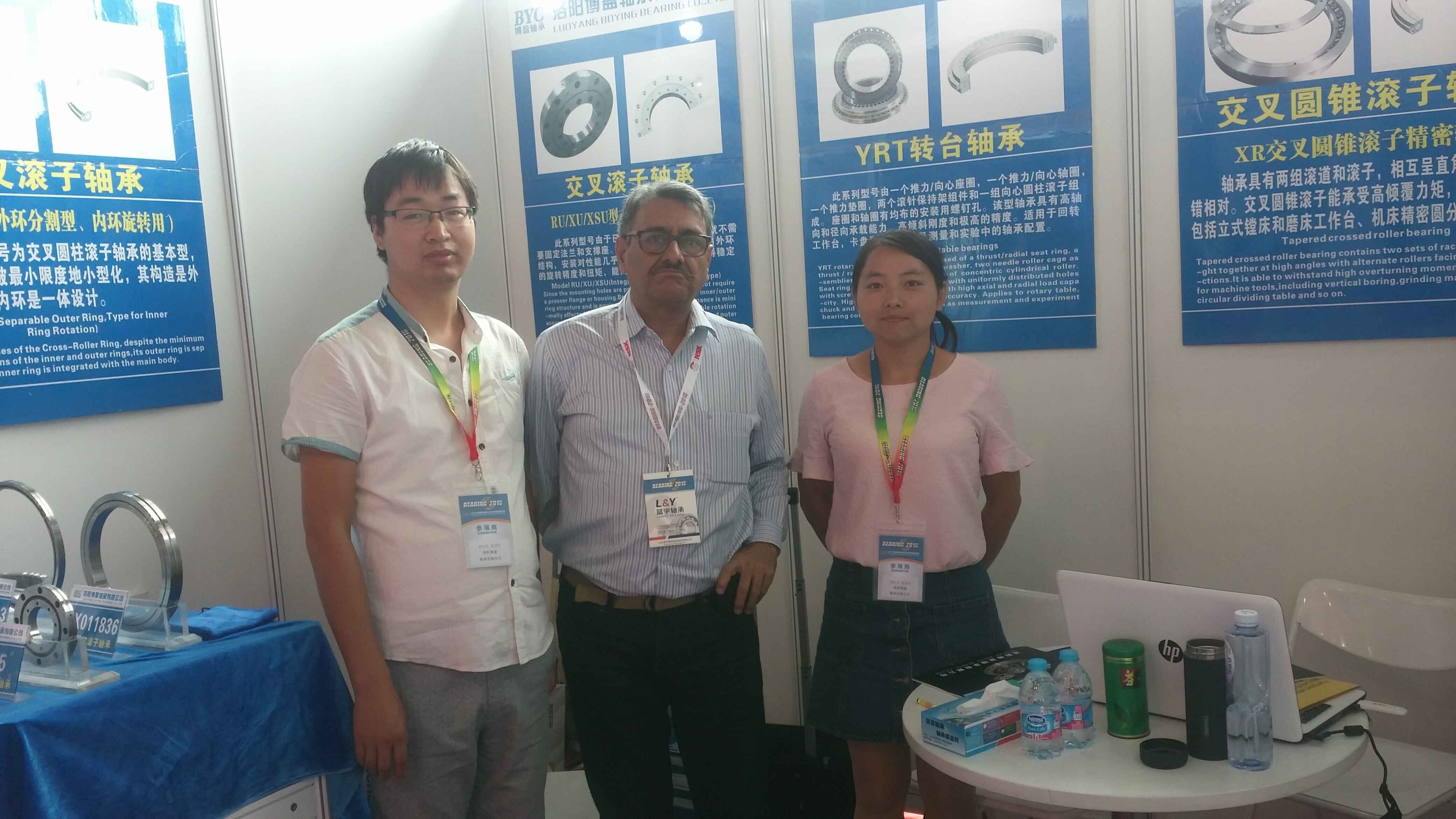 BYC博盈轴承参加2016年9月20-23日上海国际轴承及其专用装备展览会随拍